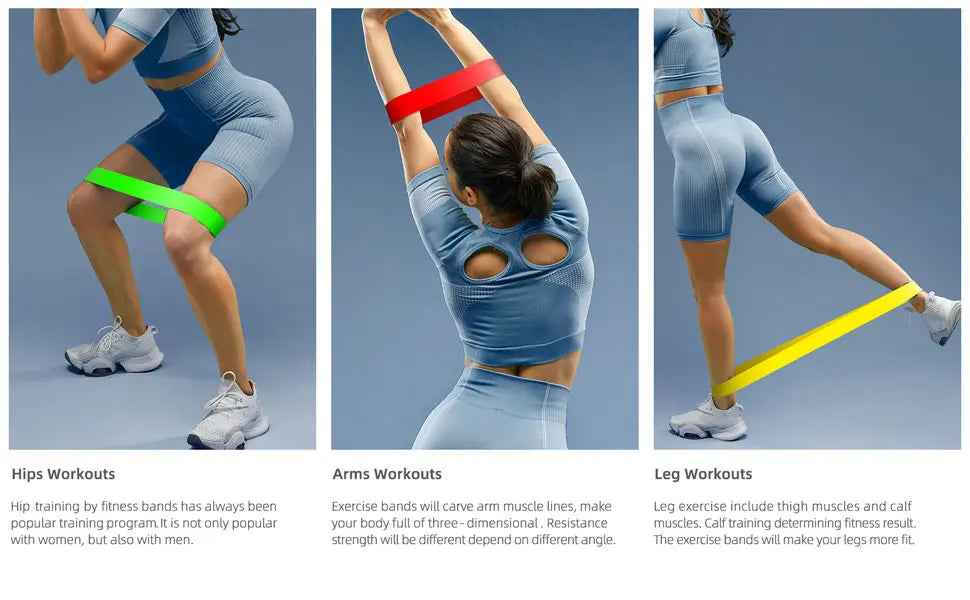 Resistance Bands Exercise Workout Bands for Booty and Legs