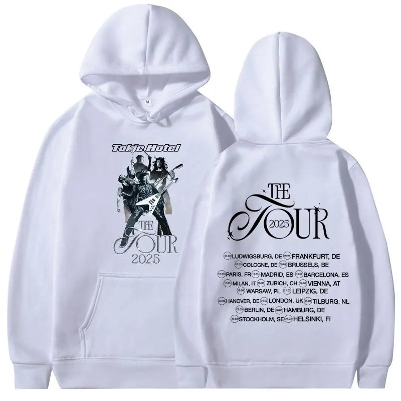 Tokio Hotel Hoodie 2025 Concert Tour Oversized Sweatshirt