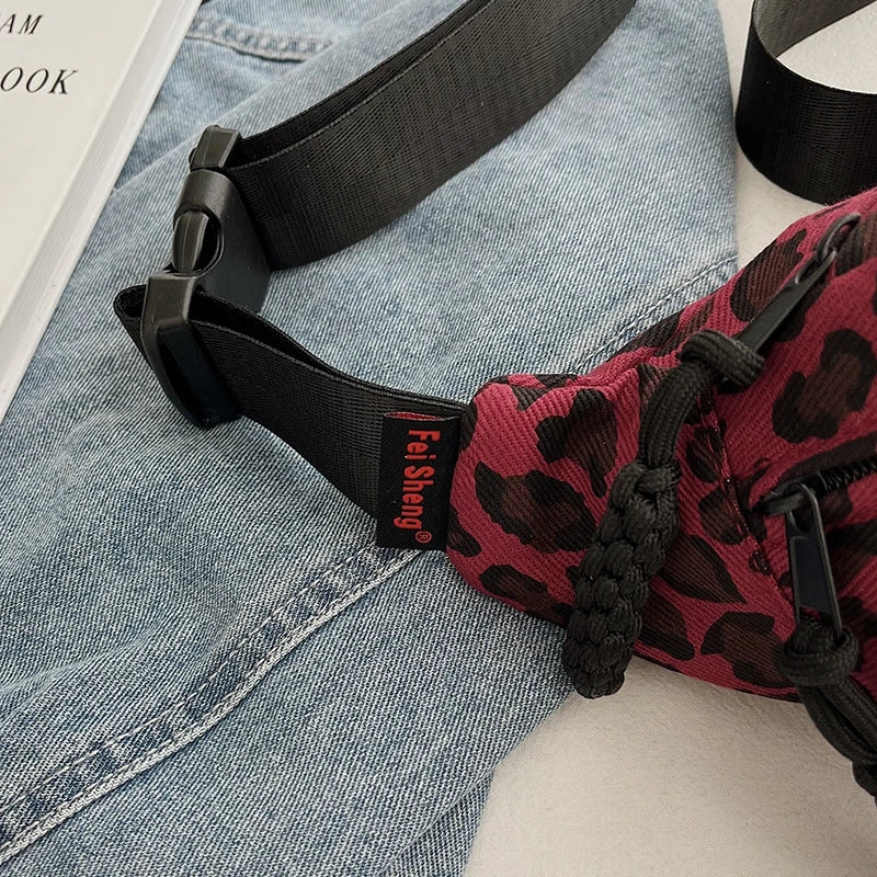 Leopard Print Waist Bag Fashion Fanny Pack Phone Purse