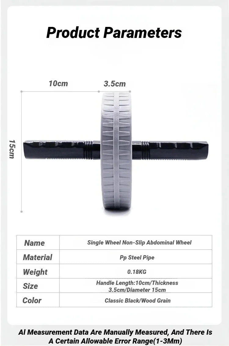 Abdominal Wheel Non-Slip Roller for Muscle Strength Training
