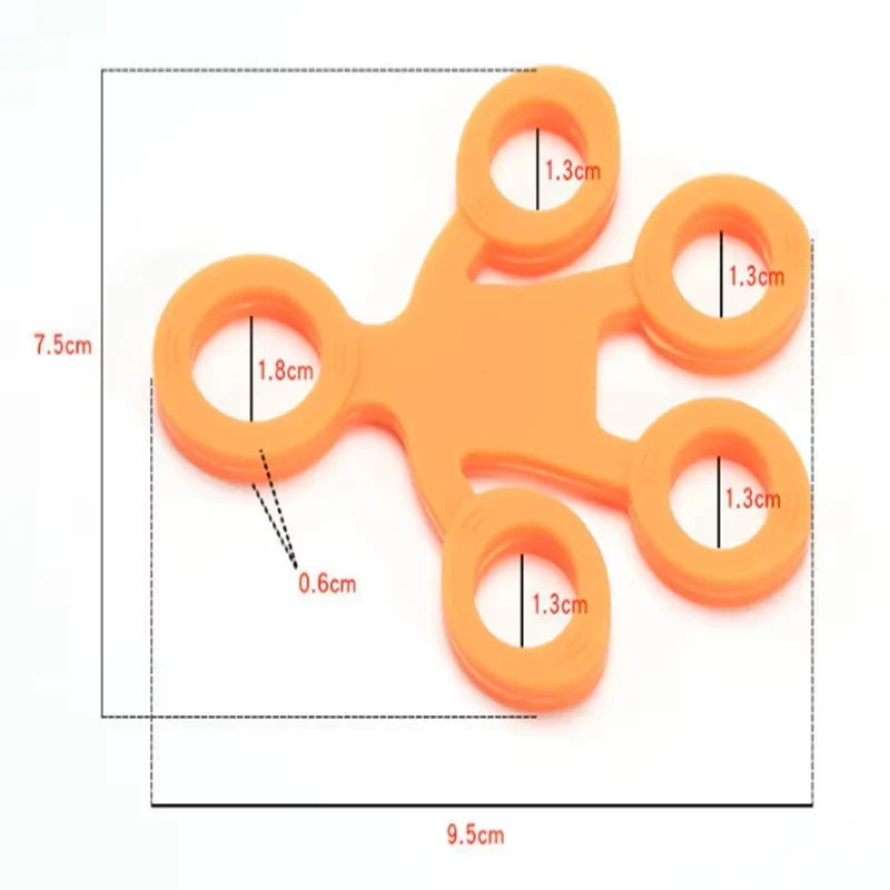 Finger Exerciser Silicone 5-Finger Stretcher for Hand Training