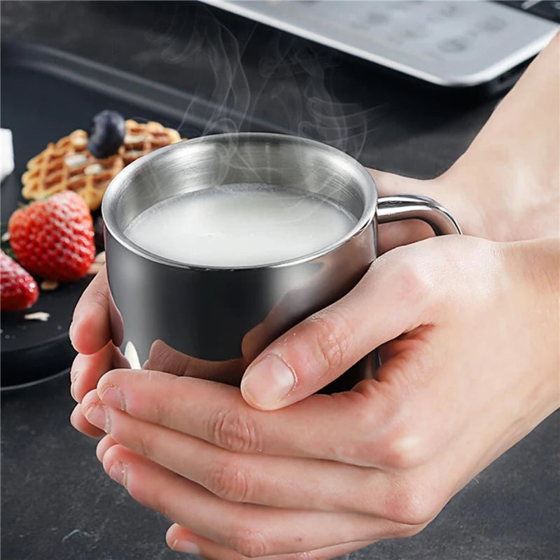 Insulated Coffee Mug 400ML Double Wall Stainless Steel Cup