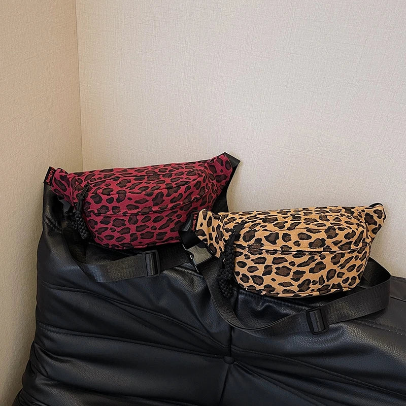 Leopard Print Waist Bag Fashion Fanny Pack Phone Purse