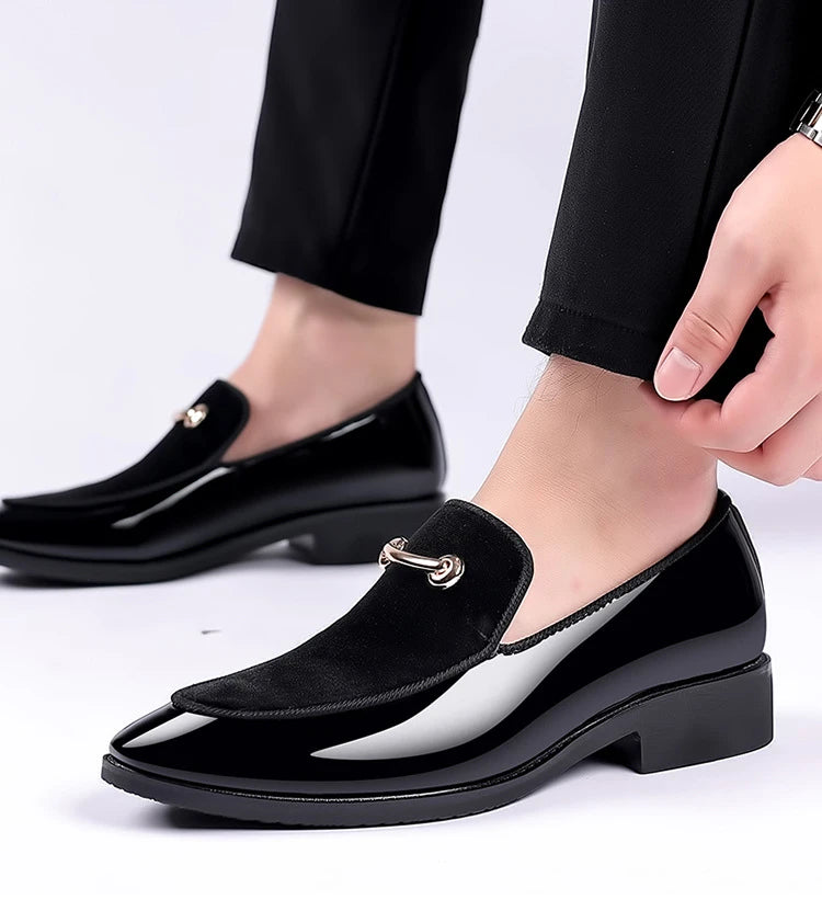 Suede Shoes for Men Italian Style Oxford Wedding Shoes