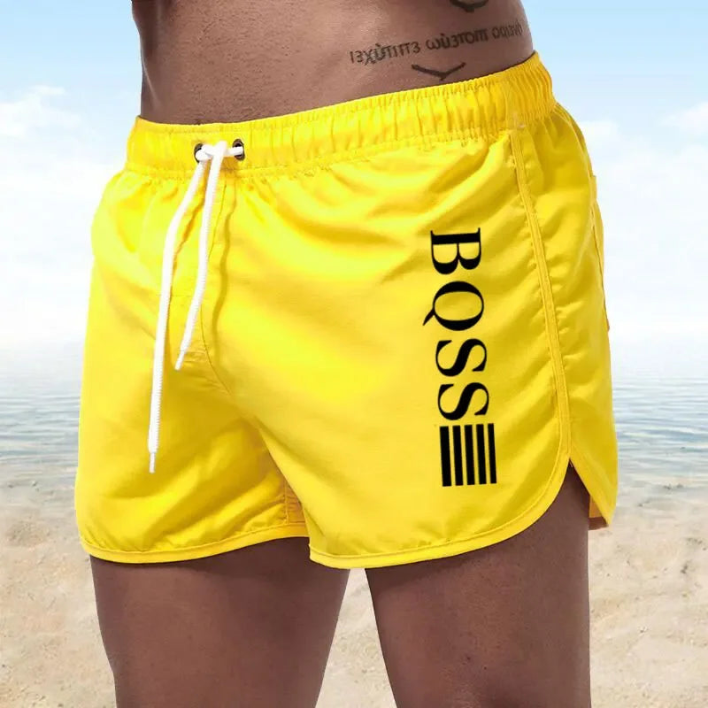 Men Swim Shorts Fast Drying Breathable Beach Shorts