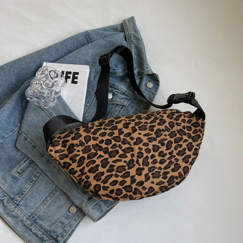 Leopard Print Waist Bag Fashion Fanny Pack Phone Purse
