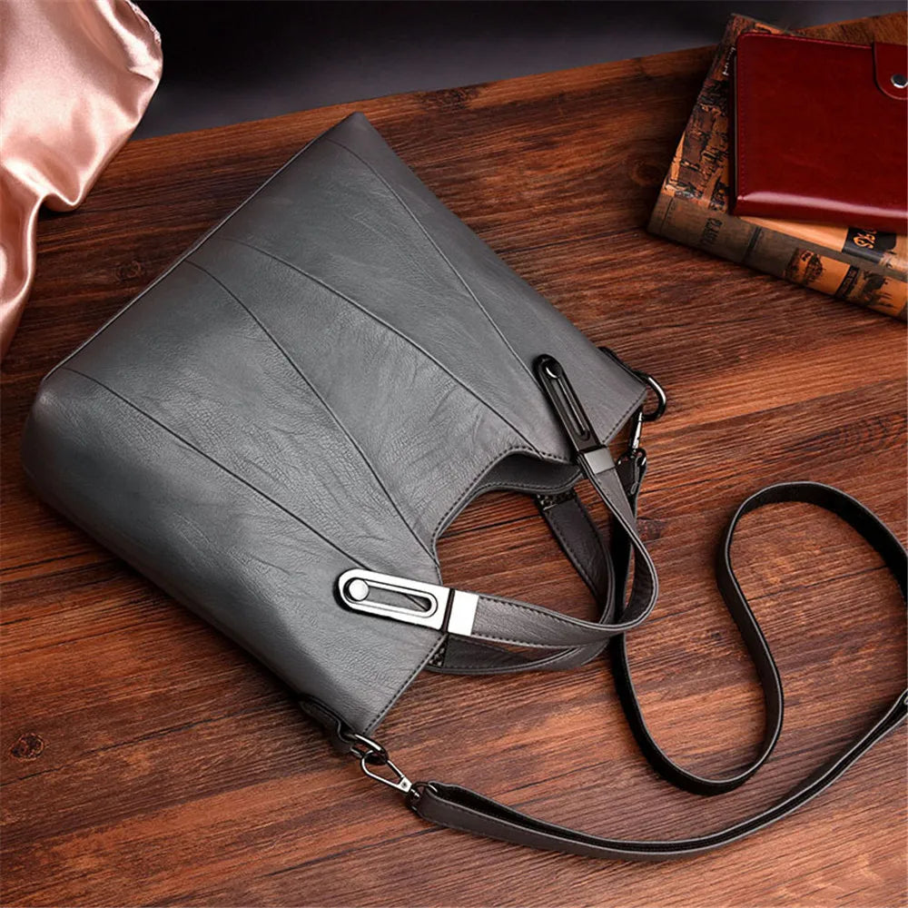 PU Leather Handbag for Women Crossbody Shoulder Tote Bag
