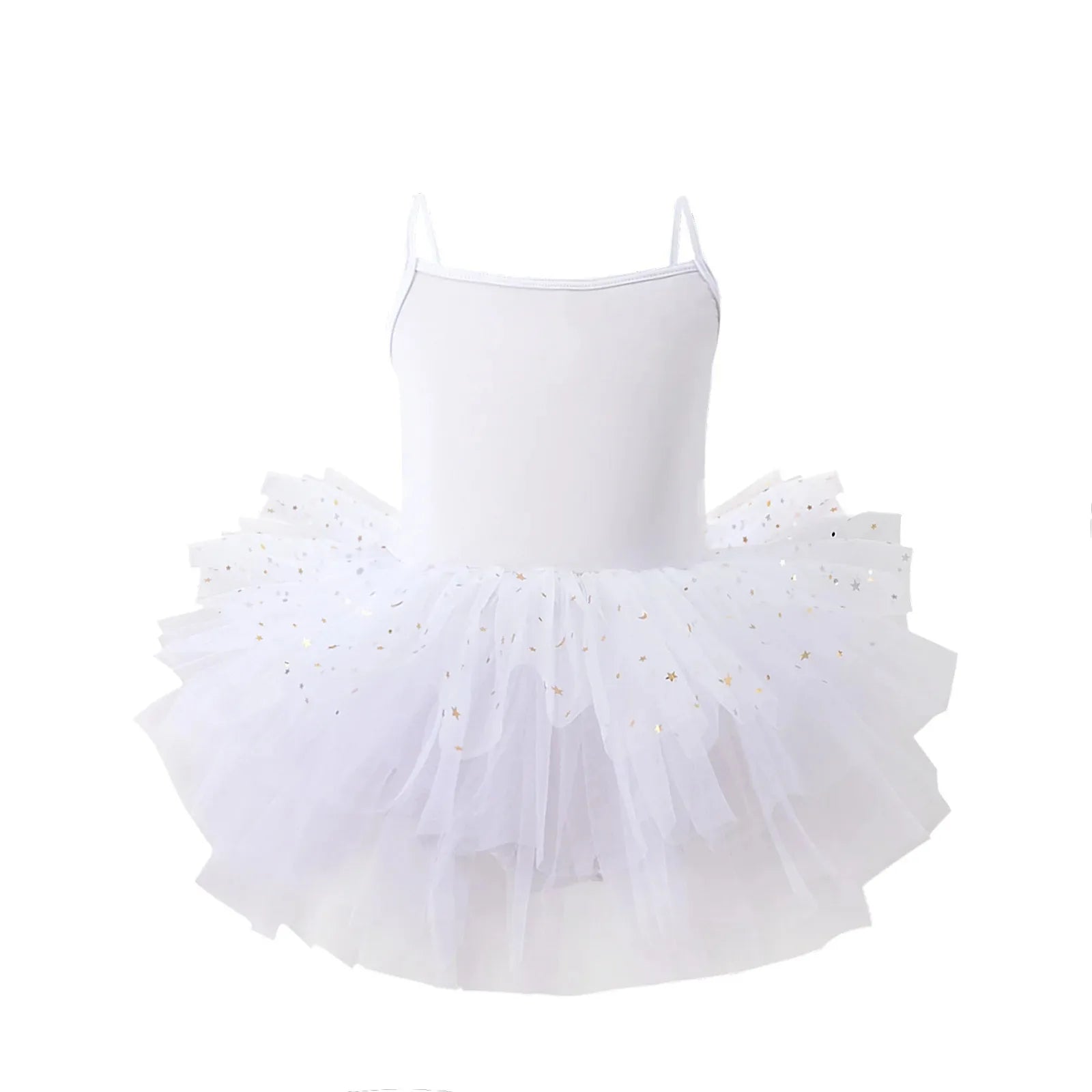 Girls Tutu Dress Lace Ballet Pettiskirt Sleeveless Dress