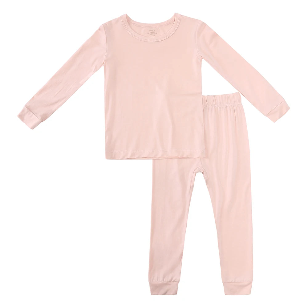 Kids Pajamas Sets Bamboo Fiber Breathable Sleepwear