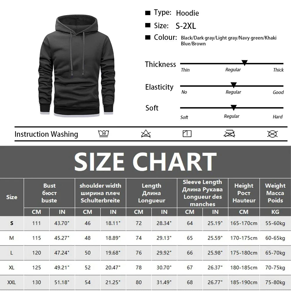 Oversized Sweatshirts Fleece Pullover Hoodies for Men and Women
