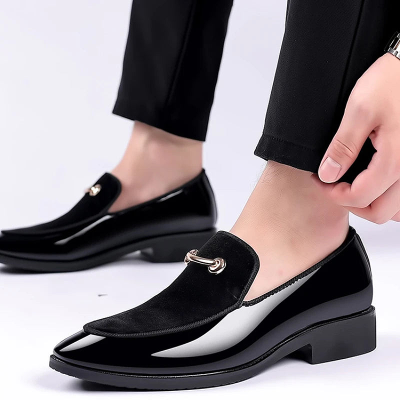 Suede Shoes for Men Italian Style Oxford Wedding Shoes