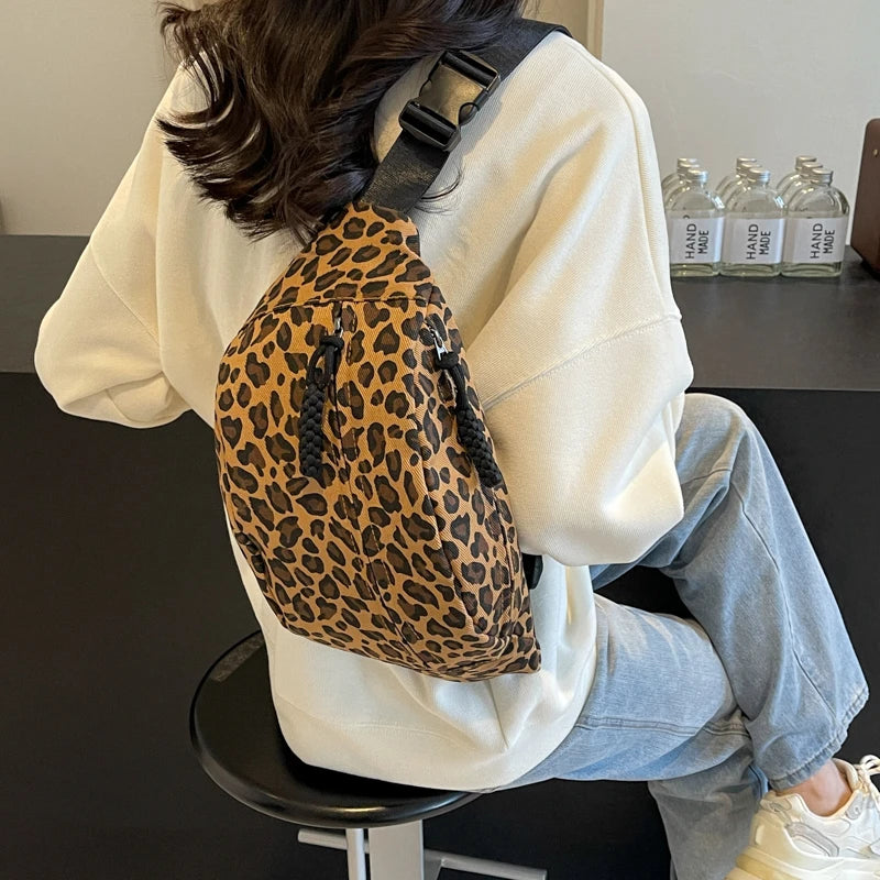 Leopard Print Waist Bag Fashion Fanny Pack Phone Purse
