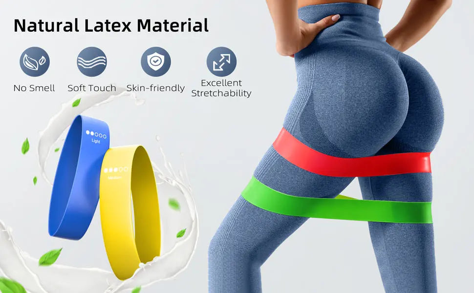 Resistance Bands Exercise Workout Bands for Booty and Legs