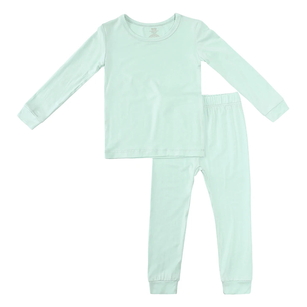 Kids Pajamas Sets Bamboo Fiber Breathable Sleepwear