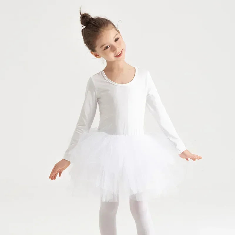 Girls Tutu Dress Lace Ballet Pettiskirt Sleeveless Dress