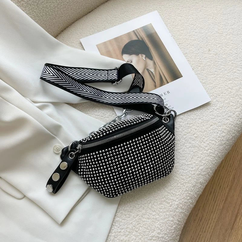 Lady Waist Bag Fashion Chain Crossbody Chest Bag
