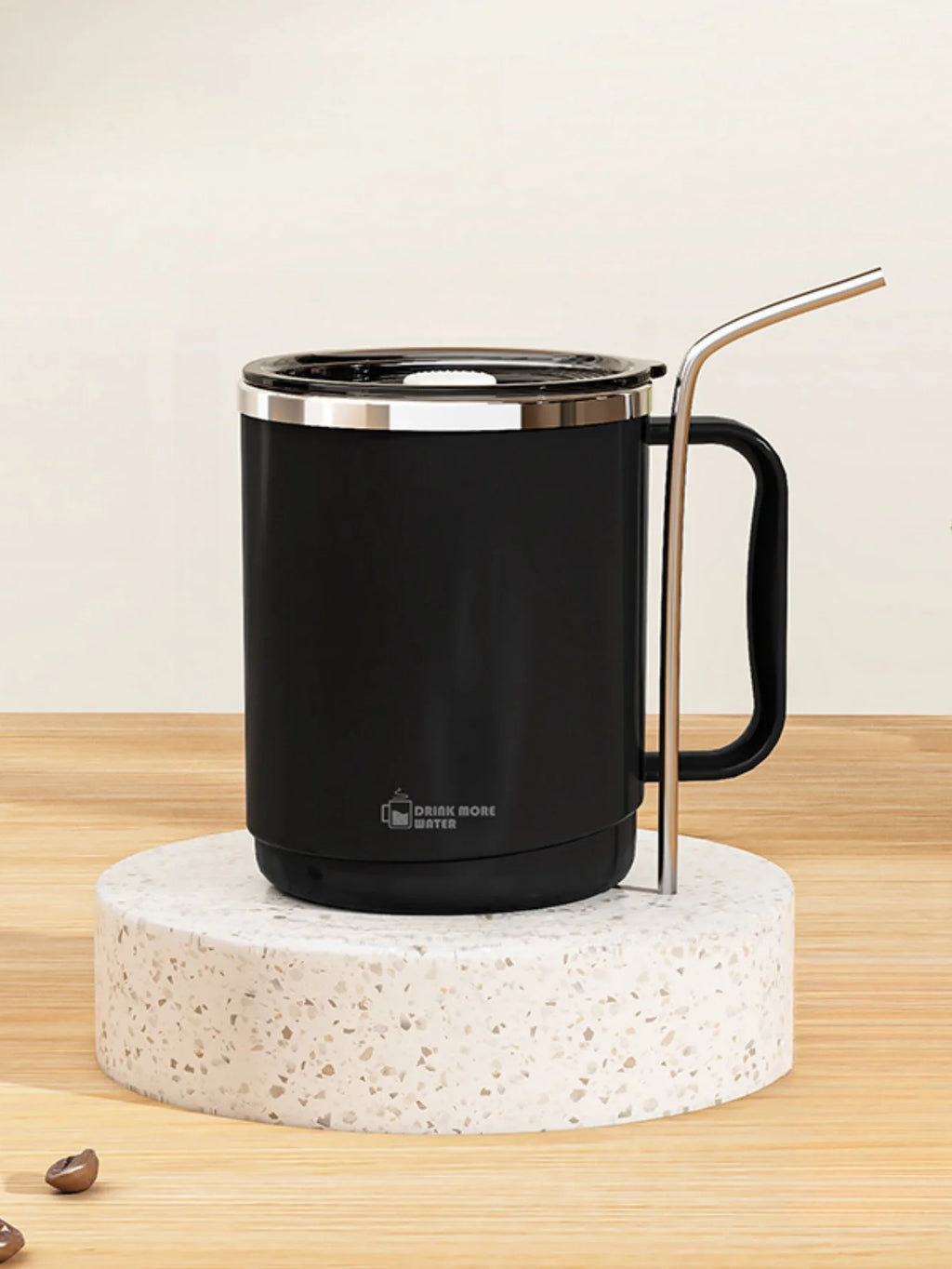 Stainless Steel Mug with Lid Large Capacity Coffee Cup