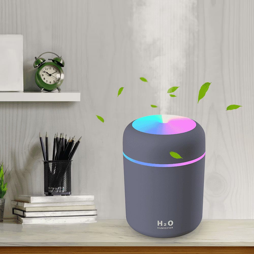 Humidifier for Room Home Small Quiet Ultrasonic Air Portable Humidifiers for Bedroom, White