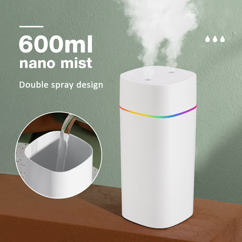Humidifier for Bedroom & Large Rooms - 2025 New 12H Quiet Operation, LED Night Light, Safe Mist for Babies, Kids & Adults
